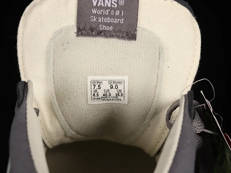 All categories Vans Vans series Vans Mid Vans China Vans Sk8-Mid official new cool transparent jelly glass glue gray black Chinese sneakers VN0A3WM3ABD
